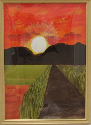 田舎の夕暮れ
